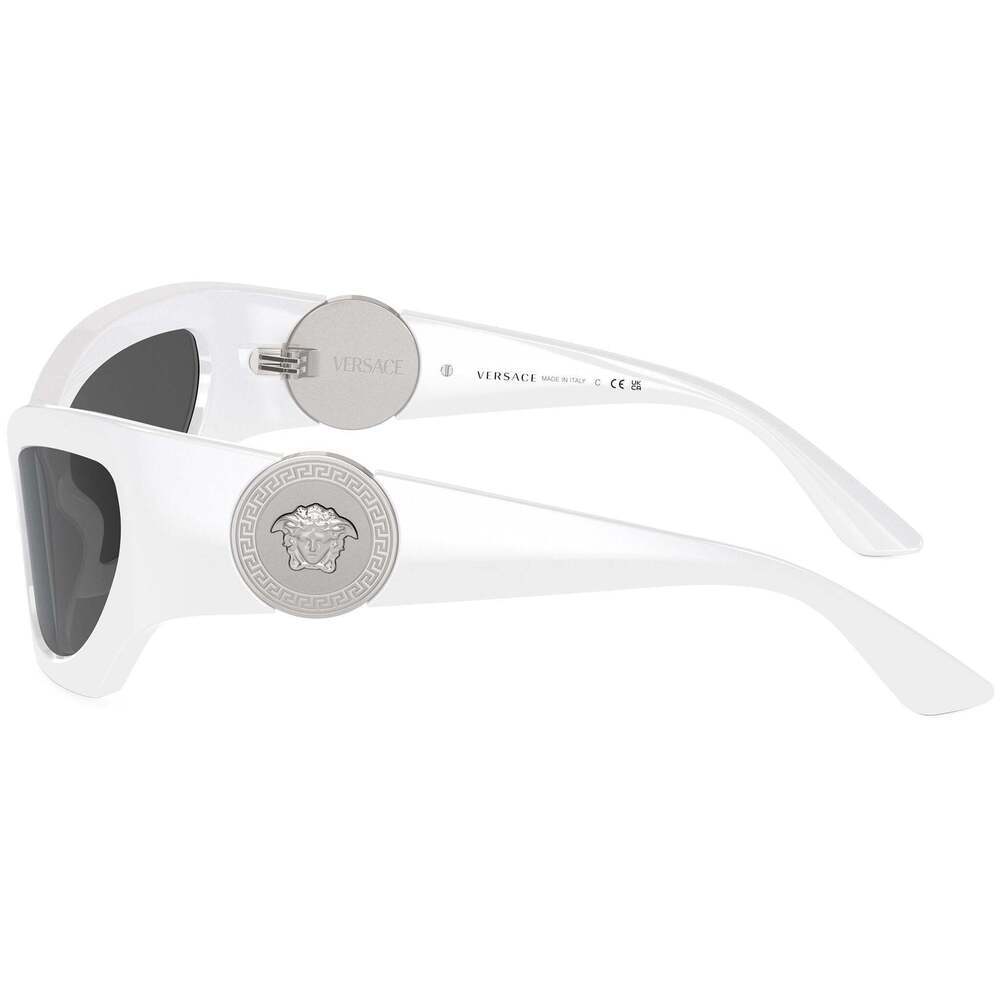 NWT Versace VE4450 White Cat Eye 60mm Sunglasses - Picture 3 of 5